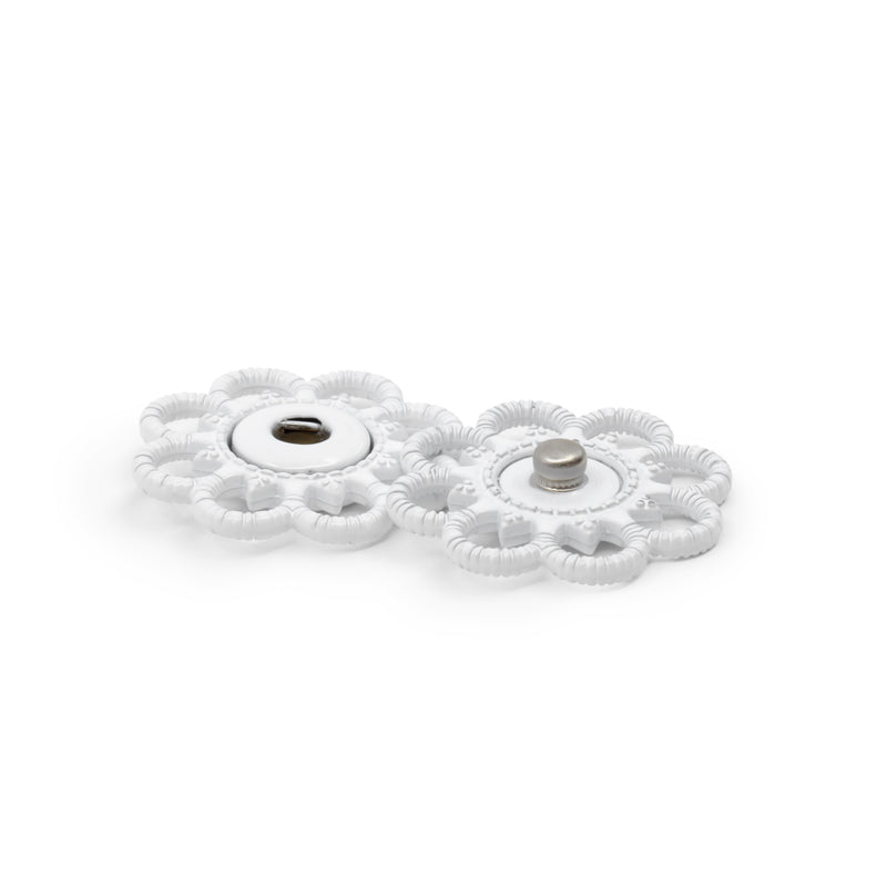 Chargez l'image dans la visionneuse de la galerie, 442-9|Dritz Sew-On Snaps, 2 Sets, Size 25mm, White