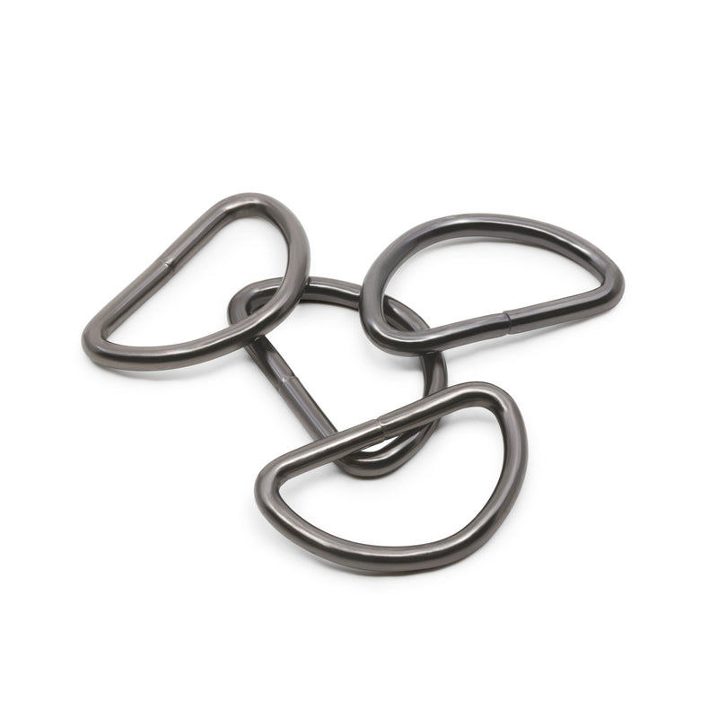 Chargez l'image dans la visionneuse de la galerie, 117-1-1|Dritz 1" D-Rings, Black, 4 pc