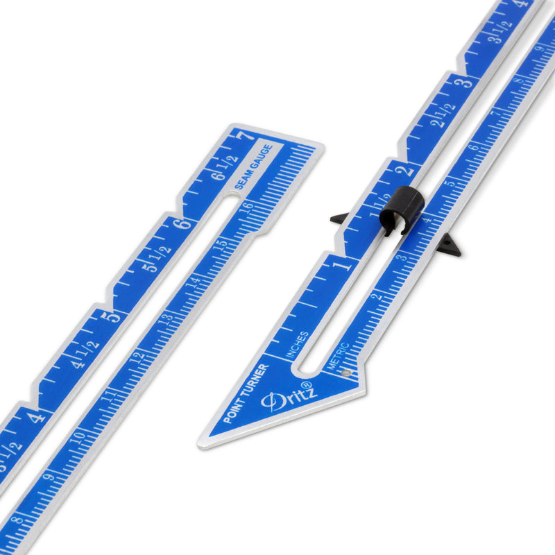 Chargez l'image dans la visionneuse de la galerie, 658|Dritz Seam Gauge with Point Turner