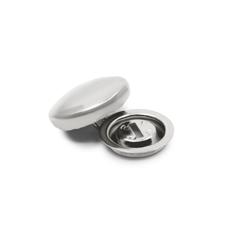 Chargez l'image dans la visionneuse de la galerie, 213-18|Dritz 7/16" Half Ball Cover Buttons, 5 pc, Nickel