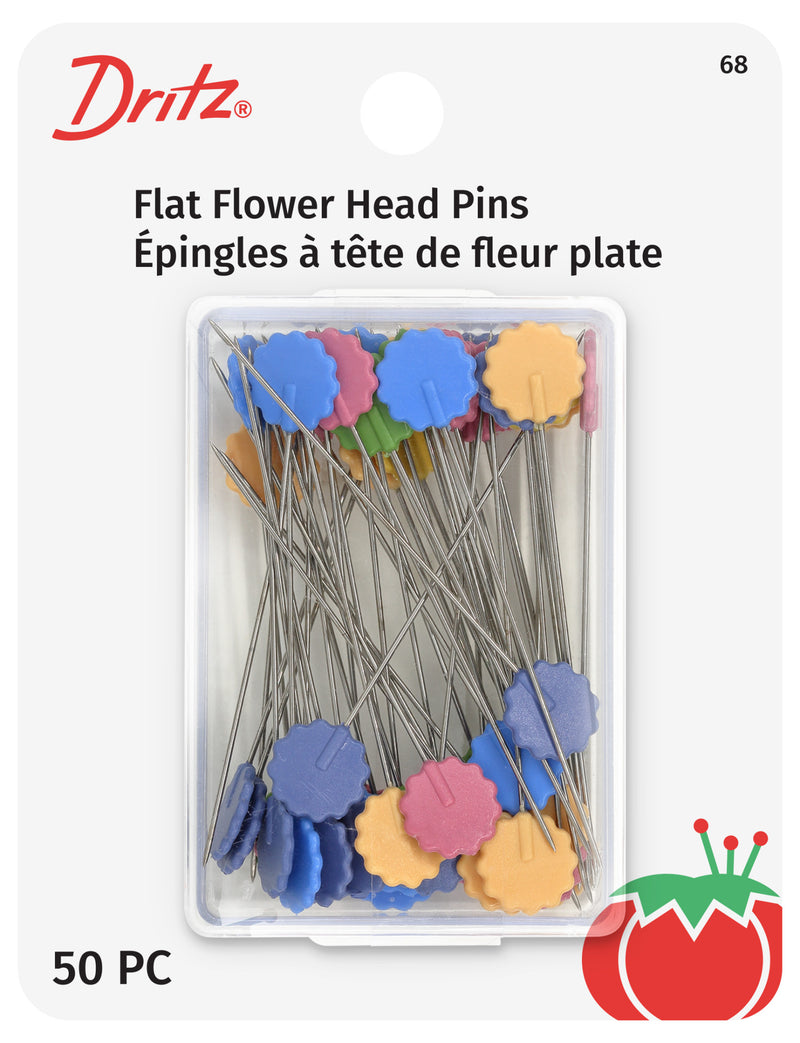 Chargez l'image dans la visionneuse de la galerie, 68|Dritz Flat Flower Head Pins, Assorted, 50 pc