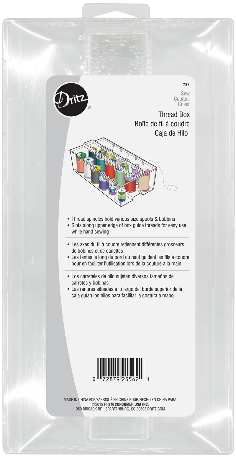 Chargez l'image dans la visionneuse de la galerie, 788|Dritz Thread Box for Spools and Bobbins, Clear