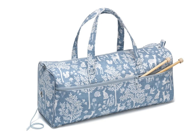 Chargez l'image dans la visionneuse de la galerie, 612655|Prym Dachshund Needlework Project Bag & Organizer, Blue Woodland