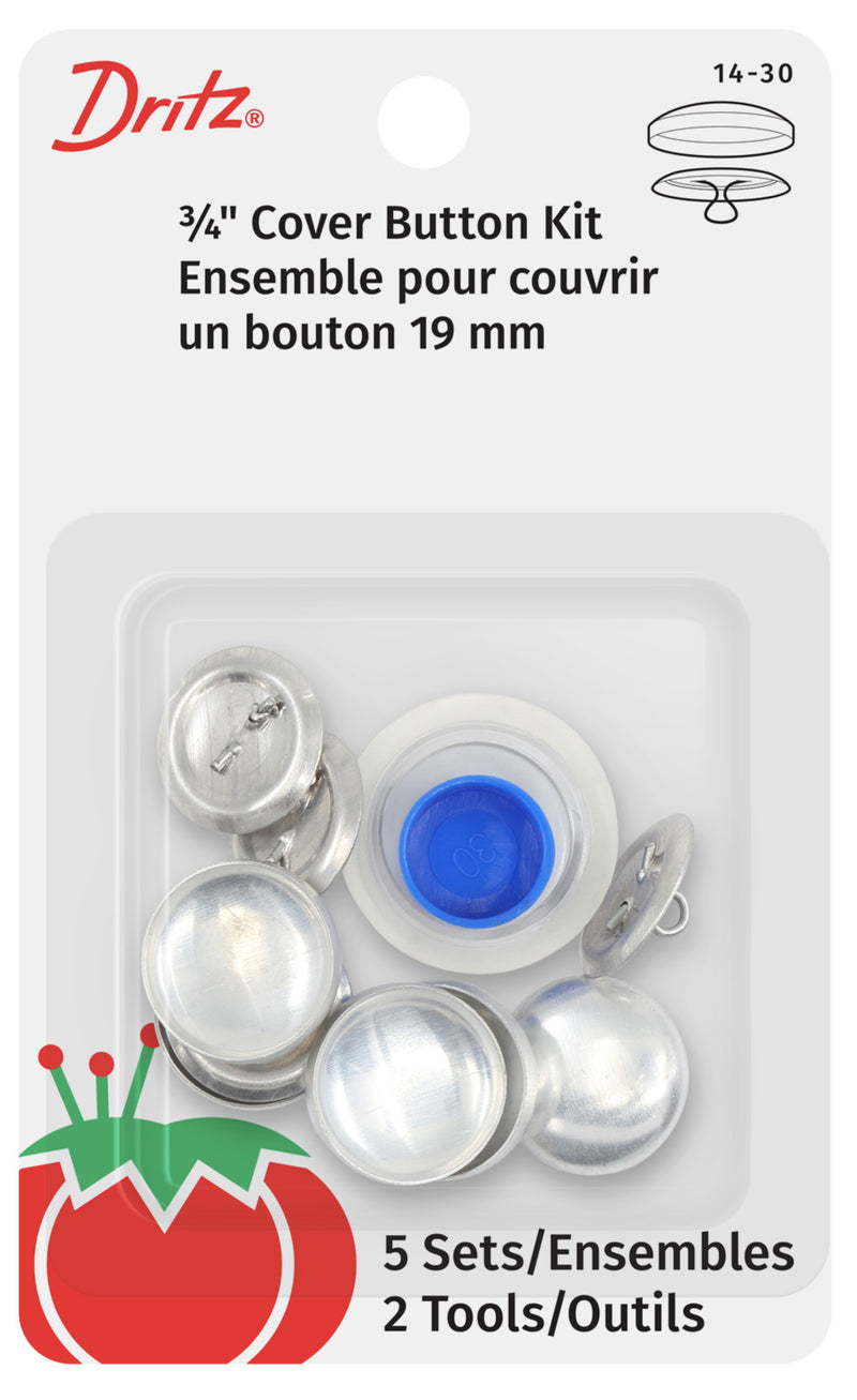 Chargez l'image dans la visionneuse de la galerie, 14-30|Dritz 3/4" Cover Button Kit, Nickel