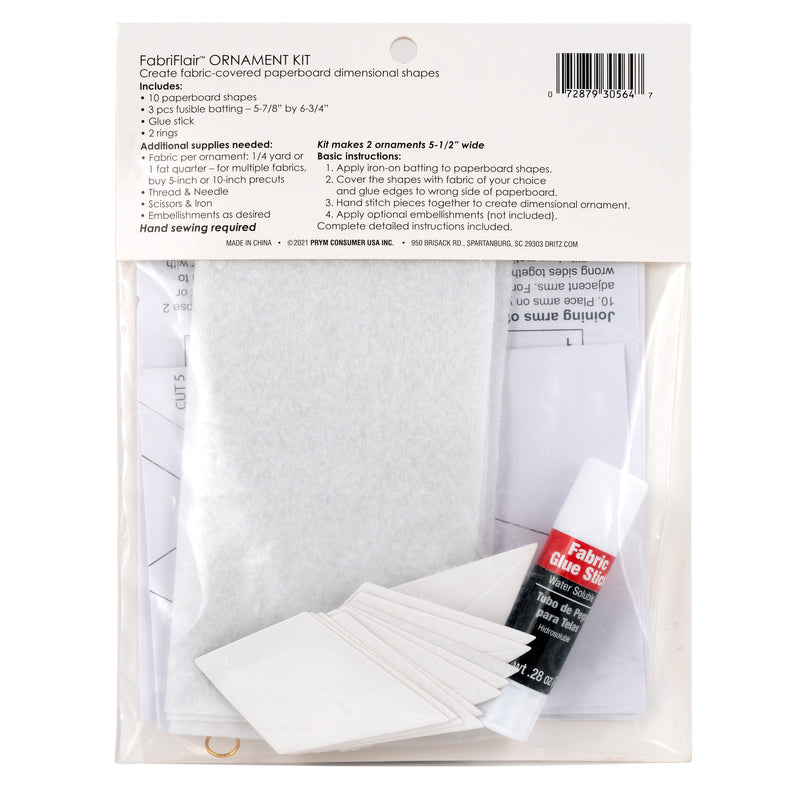 Chargez l'image dans la visionneuse de la galerie, 653678|Dritz FabriFlair Ornament Kit Star