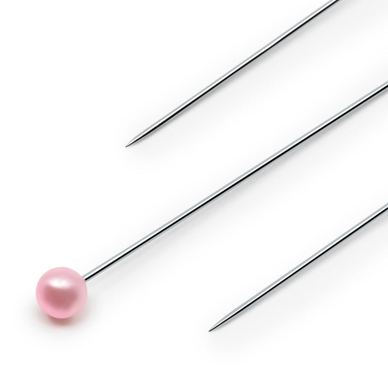 Chargez l'image dans la visionneuse de la galerie, 68-44|Dritz 1-1/2" Long Pearlized Pins, Pink, 100 pc