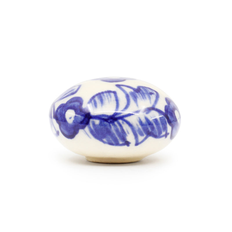 Chargez l'image dans la visionneuse de la galerie, 47048|Dritz Ceramic Small Delft Ball Knob, Blue & White