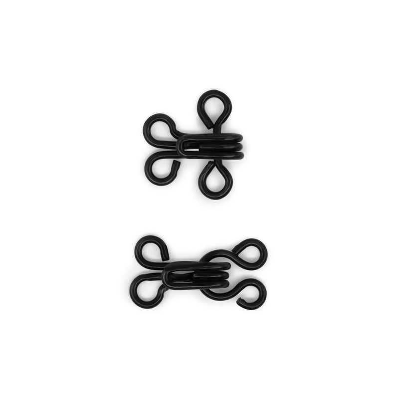 Chargez l'image dans la visionneuse de la galerie, 90-3-1|Dritz Hooks & Eyes, 14 pc, Black, Size 3