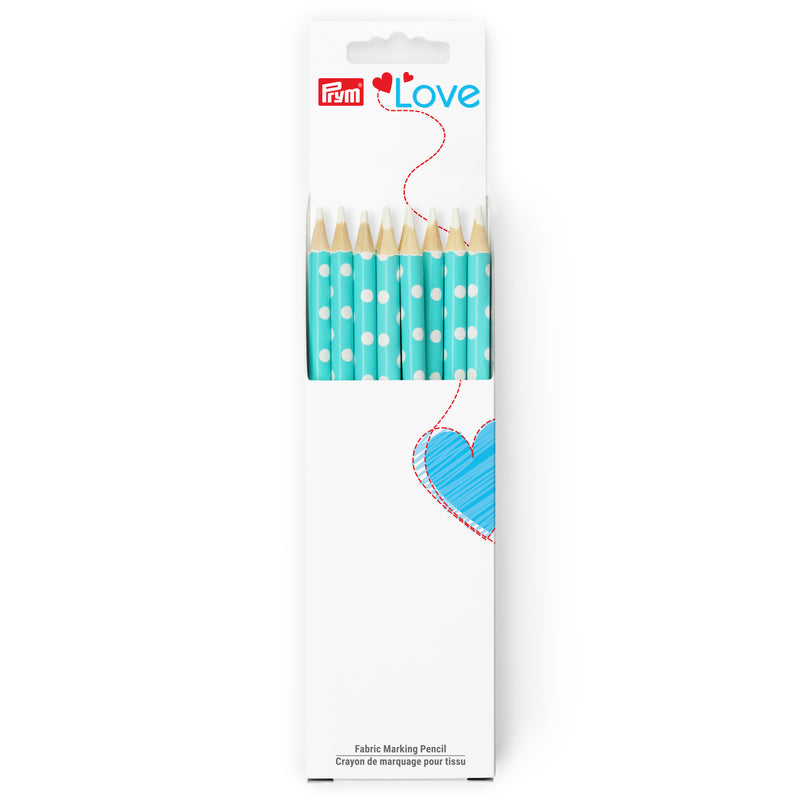 Cargue la imagen en el visor de la galería, 60124|Prym Fabric Marking Pencils, 10 pc, Turquoise