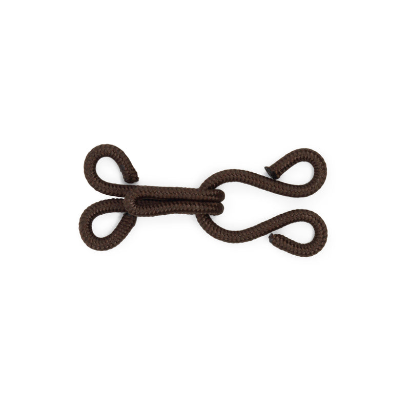Chargez l'image dans la visionneuse de la galerie, 767-11|Dritz Covered Hooks & Eyes, 2 pc, Brown