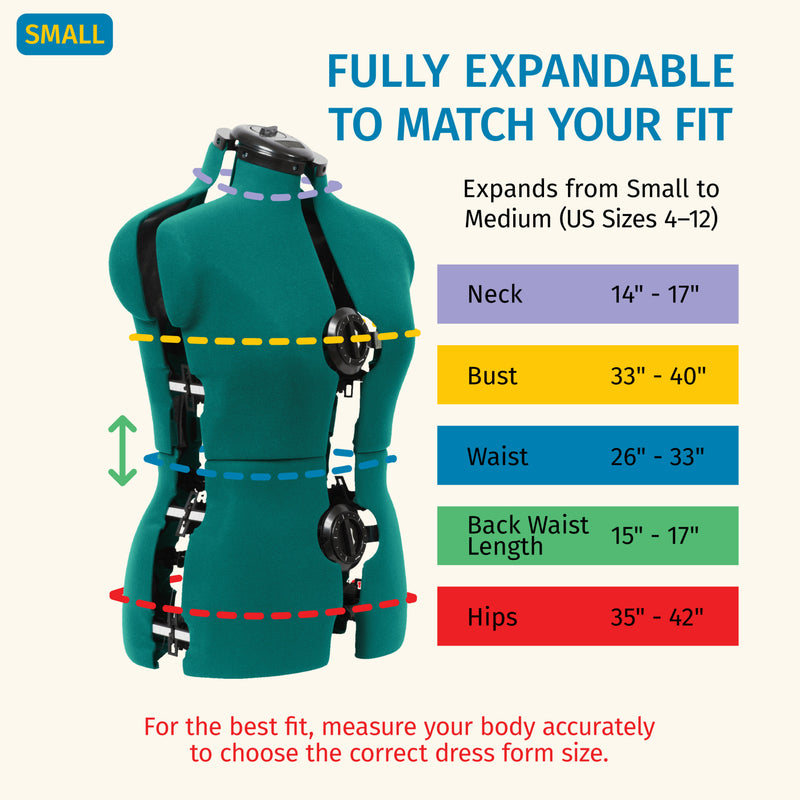 Chargez l'image dans la visionneuse de la galerie, 20420|Dritz Sew You Adjustable Dress Form, Small