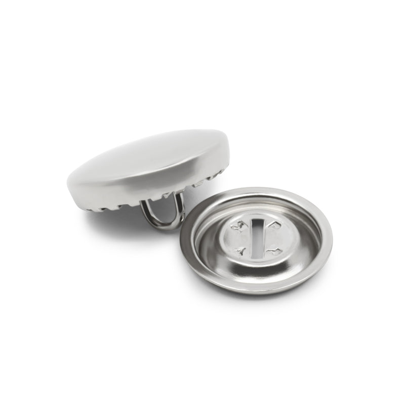 Chargez l'image dans la visionneuse de la galerie, 213-24|Dritz 5/8" Half Ball Cover Buttons, 5 pc, Nickel