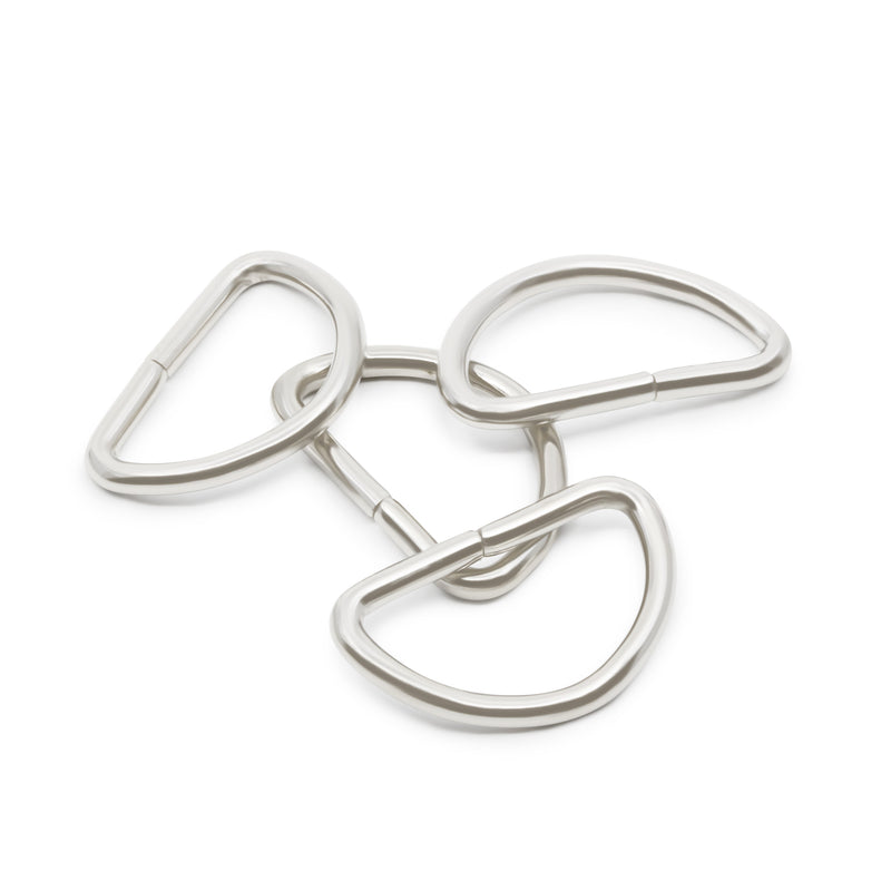 Chargez l'image dans la visionneuse de la galerie, 117-1-65|Dritz 1" D-Rings, Nickel, 4 pc