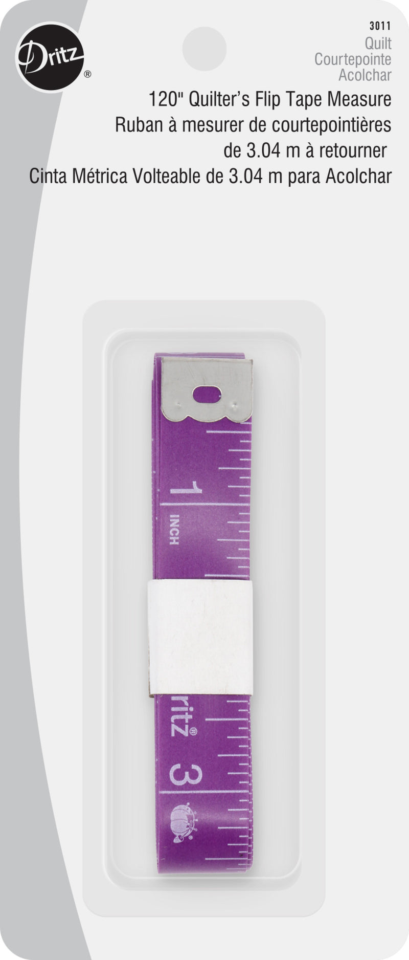 Chargez l'image dans la visionneuse de la galerie, 3011|Dritz Quilters 120" Flip Tape Measure
