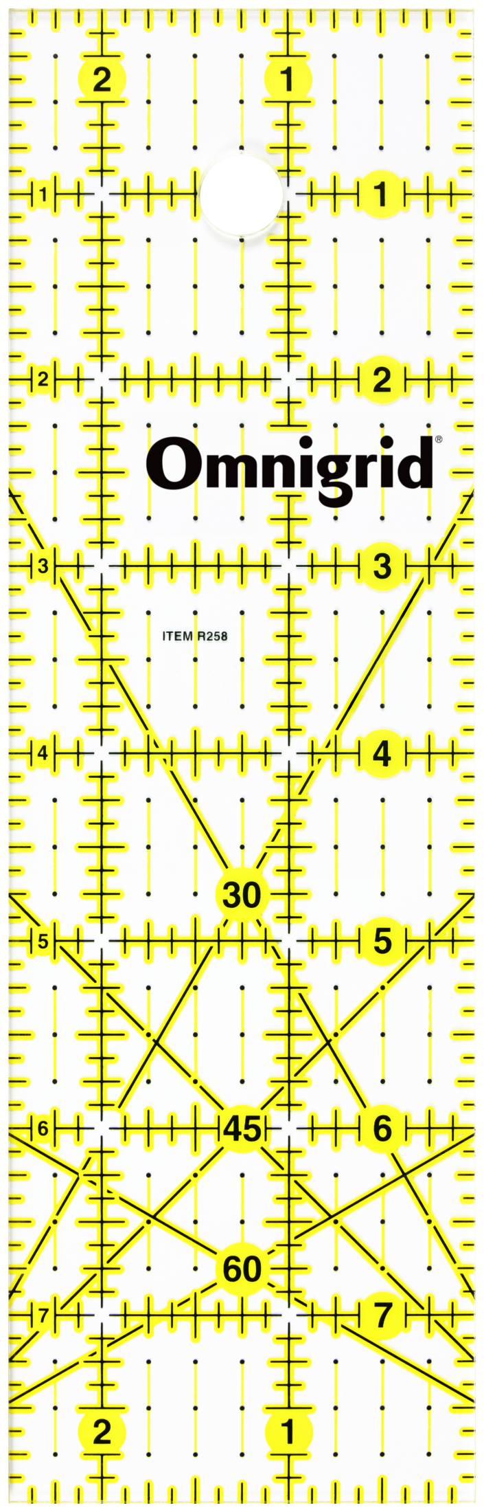 Chargez l'image dans la visionneuse de la galerie, R258|Omnigrid Rectangle Ruler, 2-1/2" x 8"