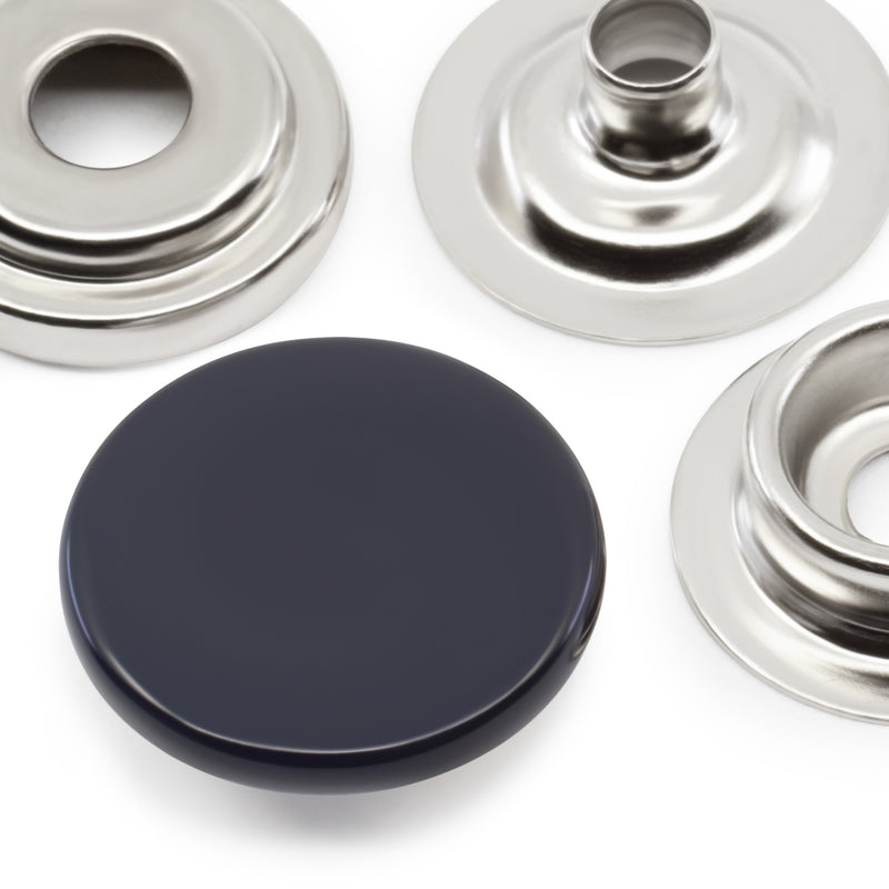 Chargez l'image dans la visionneuse de la galerie, 5-5|Dritz 5/8" Heavy Duty Snaps, 7 Sets, Navy
