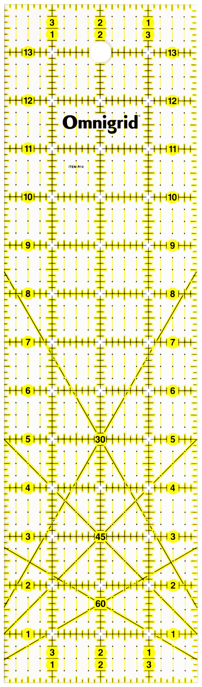 Chargez l'image dans la visionneuse de la galerie, R14|Omnigrid Rectangle Ruler, 4" x 14"