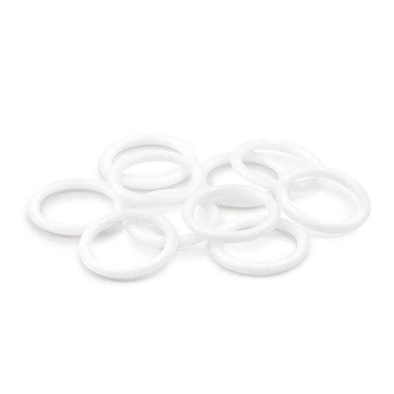 Chargez l'image dans la visionneuse de la galerie, 44346|Dritz 3/4" Plastic Rings, White, 24 pc