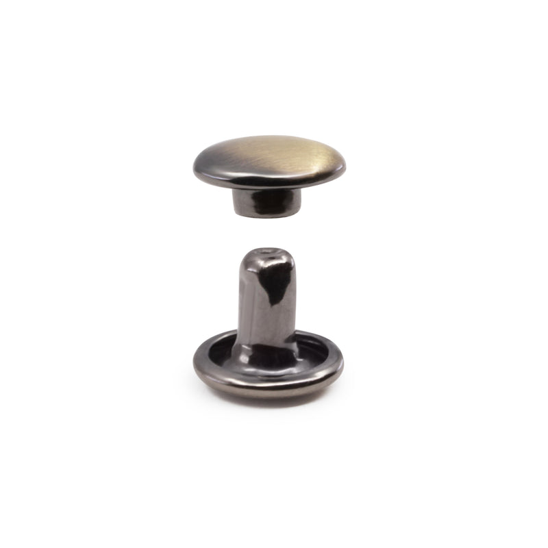 Chargez l'image dans la visionneuse de la galerie, 750-38|Dritz Double-Cap Rivets, 24 Sets, Brushed Brass