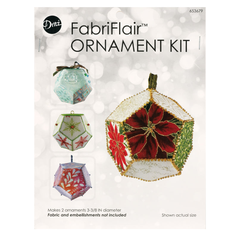 Chargez l'image dans la visionneuse de la galerie, 653679|Dritz FabriFlair Ornament Kit Brio Sphere