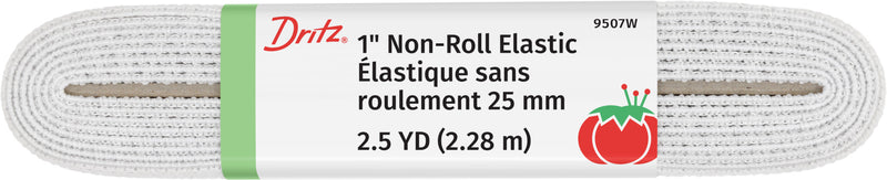 Chargez l'image dans la visionneuse de la galerie, 9507W|Dritz 1" Non-Roll Elastic, White, 2-1/2 yd