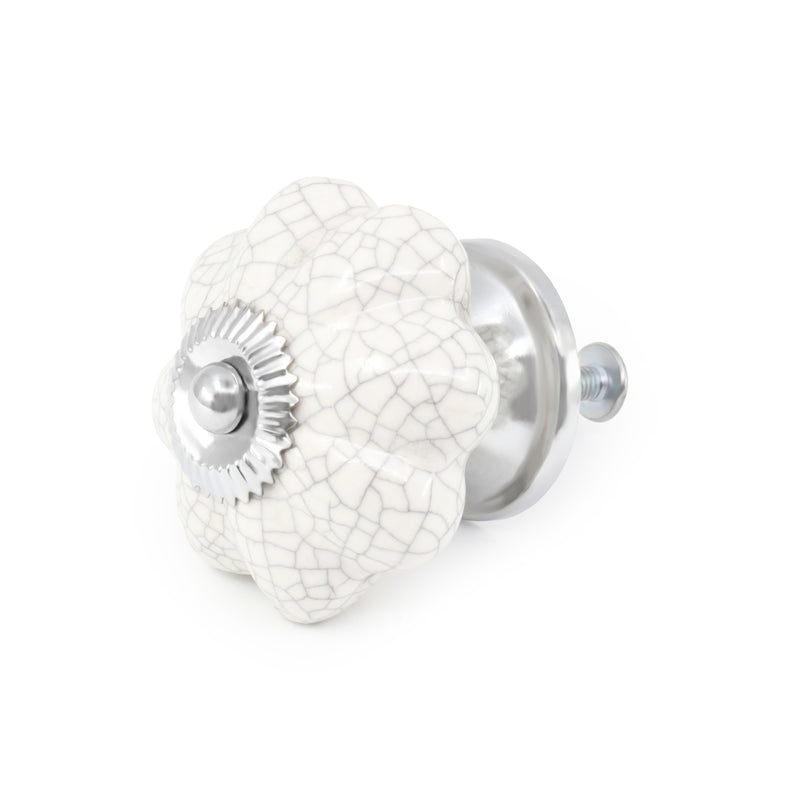 Chargez l'image dans la visionneuse de la galerie, 47028|Dritz Ceramic Scallop Knob, White