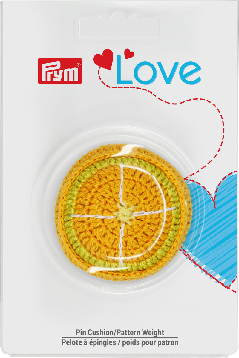 Load image into Gallery viewer, 60114|Prym Orange Pin Cushion & Pattern Weight
