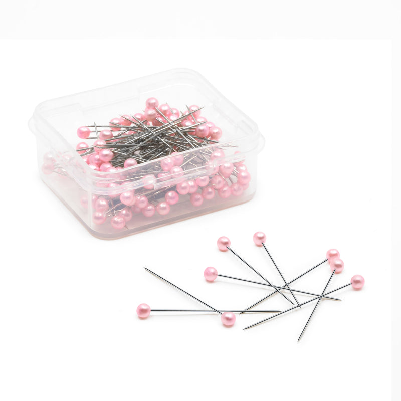 Chargez l'image dans la visionneuse de la galerie, 68-44|Dritz 1-1/2" Long Pearlized Pins, Pink, 100 pc