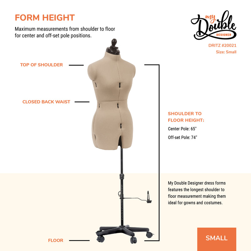 Chargez l'image dans la visionneuse de la galerie, 20021|Dritz My Double Designer Adjustable Dress Form, Small