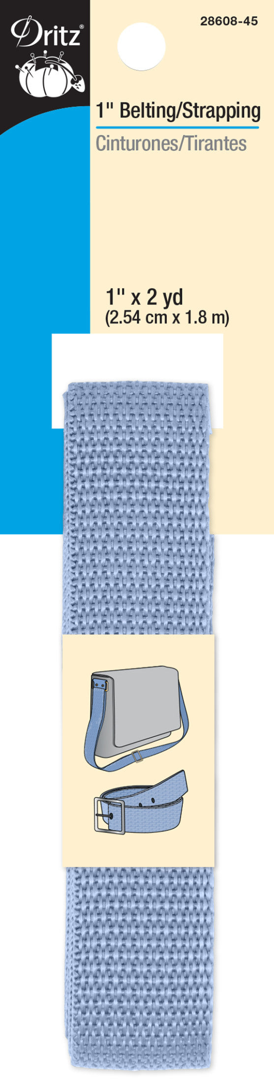 Chargez l'image dans la visionneuse de la galerie, 28608-45|Dritz 1" Polypro Belting & Strapping, Lavender, 2 yd