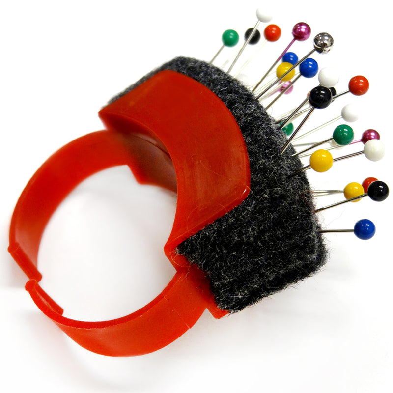 Chargez l'image dans la visionneuse de la galerie, 703|Dritz Wrist Felt Pin Cushion, Red