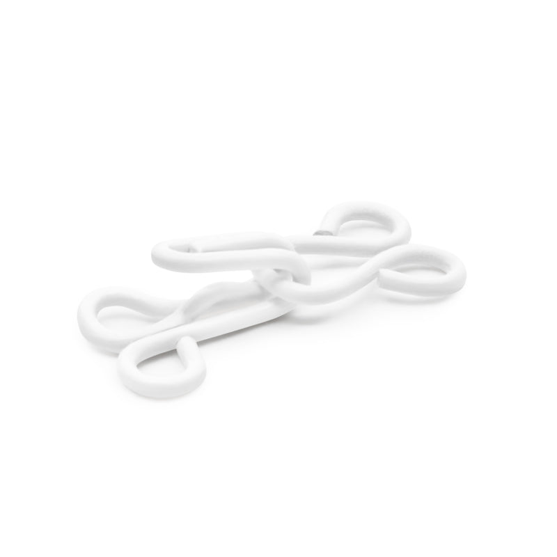 Chargez l'image dans la visionneuse de la galerie, BK100|Dritz Hooks & Eyes, Size 1, 72 Sets, White