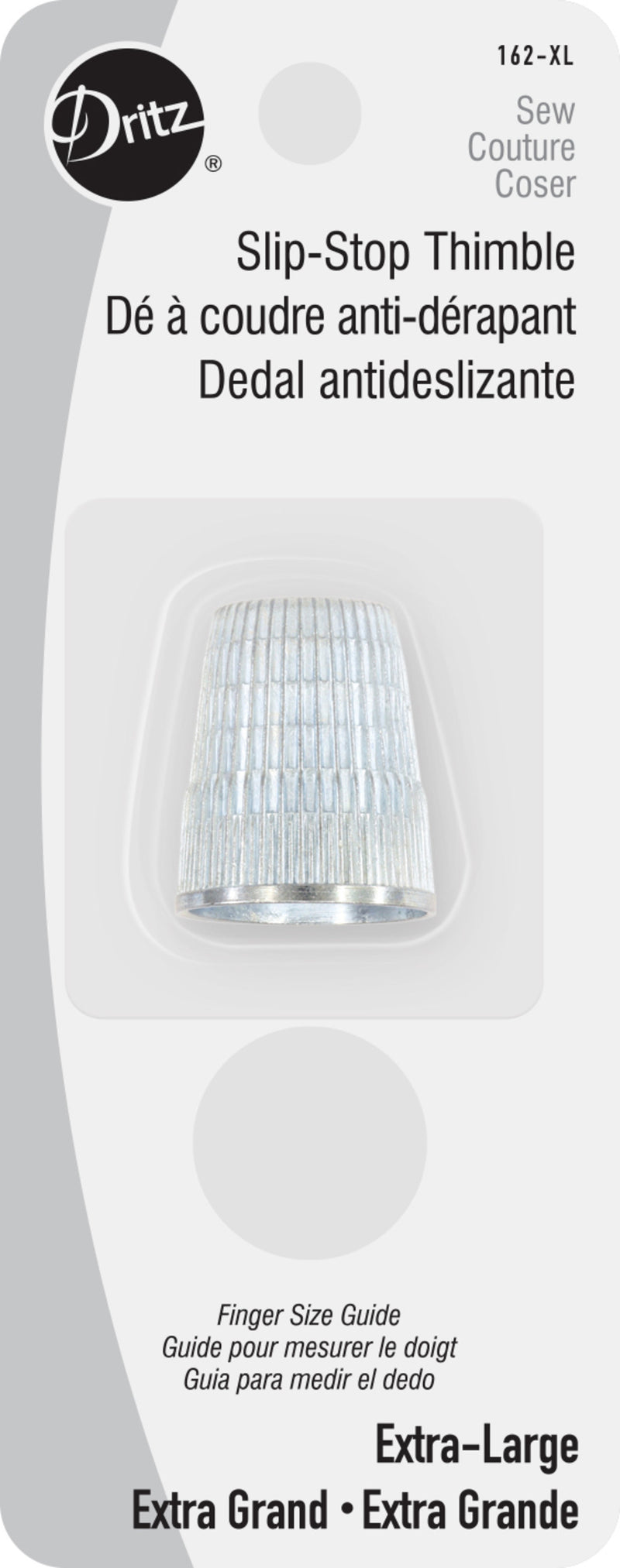 Chargez l'image dans la visionneuse de la galerie, 162-XL|Dritz Slip-Stop Thimble, Extra-Large
