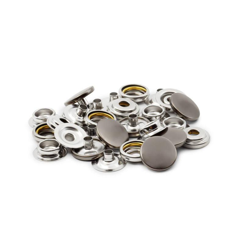 Chargez l'image dans la visionneuse de la galerie, 5-33|Dritz 5/8" Heavy Duty Snaps, 7 Sets, Gunmetal