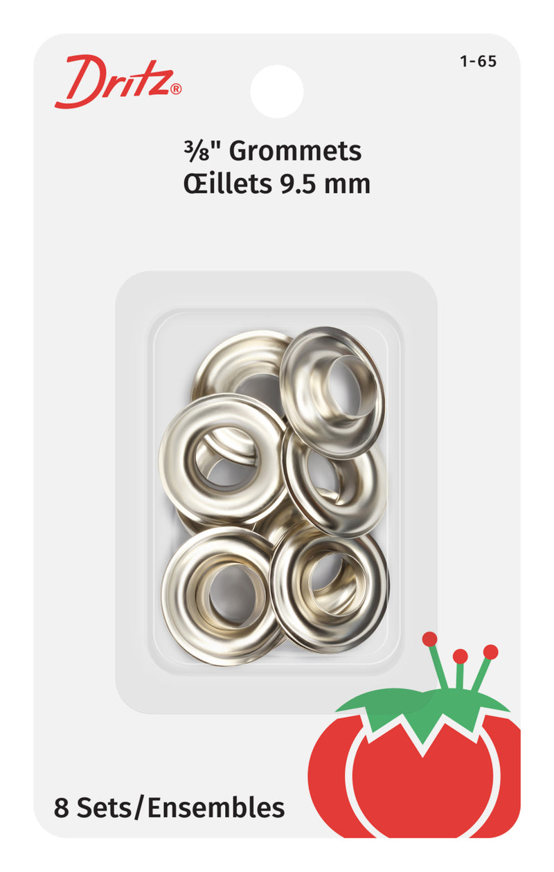 Chargez l'image dans la visionneuse de la galerie, 1-65|Dritz 3/8" Grommets, 8 pc, Nickel