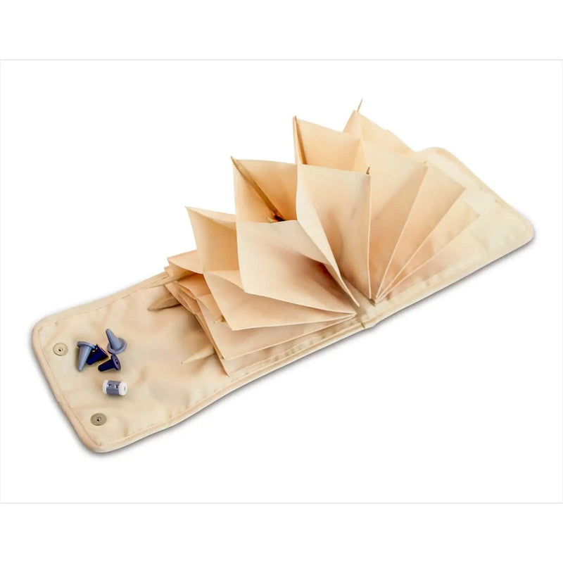 Chargez l'image dans la visionneuse de la galerie, 612070|Prym Circular Knitting Needle Case Folder, Orange Wildflower