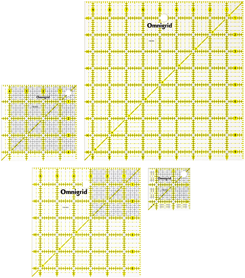 Chargez l'image dans la visionneuse de la galerie, R2595S|Omnigrid Square Ruler Value Pack
