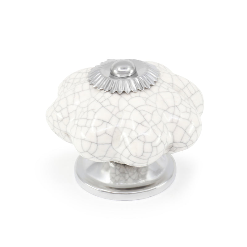 Chargez l'image dans la visionneuse de la galerie, 47028|Dritz Ceramic Scallop Knob, White