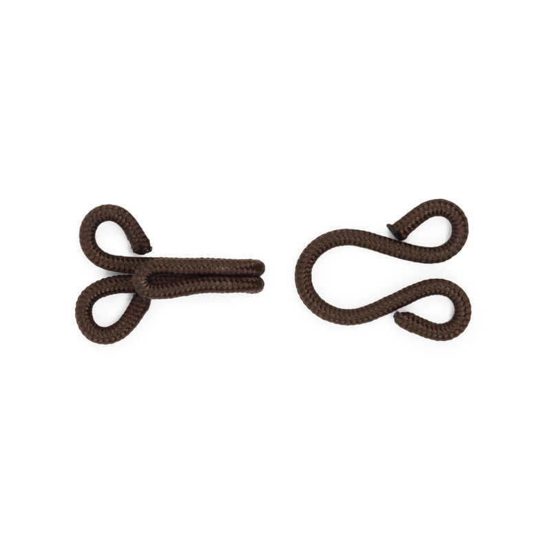 Chargez l'image dans la visionneuse de la galerie, 767-11|Dritz Covered Hooks & Eyes, 2 pc, Brown
