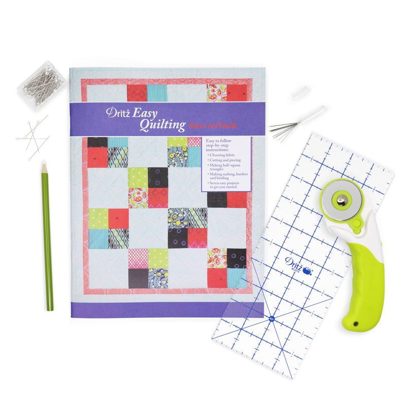 Chargez l'image dans la visionneuse de la galerie, 3358|Dritz Essential Quilt Kit for Beginners