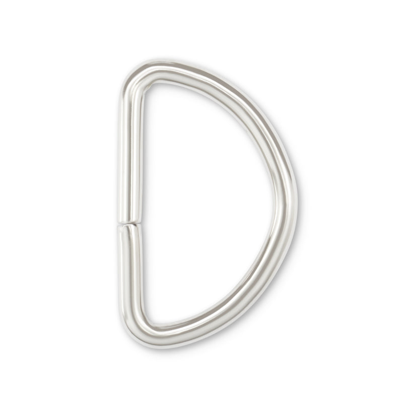 Chargez l'image dans la visionneuse de la galerie, BK140|Dritz 1" D-Rings, Nickel, 24 pc