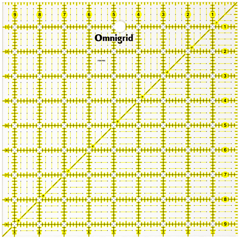 Chargez l'image dans la visionneuse de la galerie, R95|Omnigrid Square Ruler, 9-1/2" x 9-1/2"