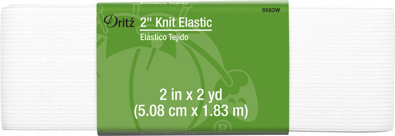 Chargez l'image dans la visionneuse de la galerie, 9583W|Dritz 2" Knit Elastic, White, 2 yd