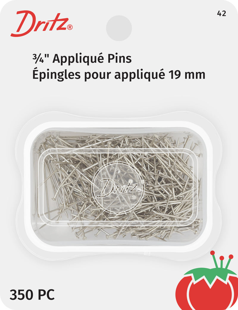 Chargez l'image dans la visionneuse de la galerie, 42|Dritz 3/4" Applique Pins, Nickel, 350 pc