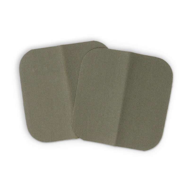 Chargez l'image dans la visionneuse de la galerie, 55240-19T|Dritz Twill Iron-On Patches, 5" x 5", 2 pc, Olive