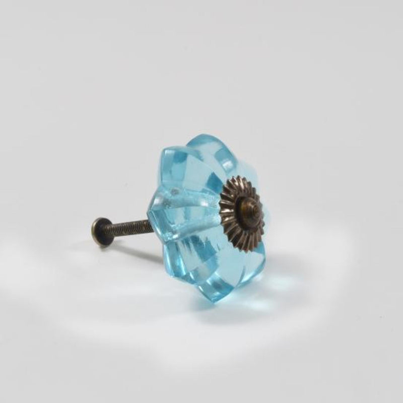 Chargez l'image dans la visionneuse de la galerie, 47046|Dritz Glass Scallop Knob, Blue