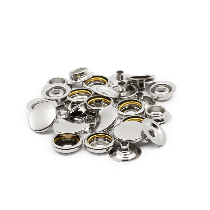Chargez l'image dans la visionneuse de la galerie, 5-1|Dritz 5/8" Heavy Duty Snaps, 7 Sets, Nickel