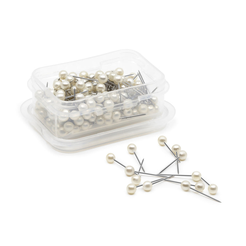 Chargez l'image dans la visionneuse de la galerie, 132|Dritz 3/4" Petite Pearlized Pins, White, 150 pc