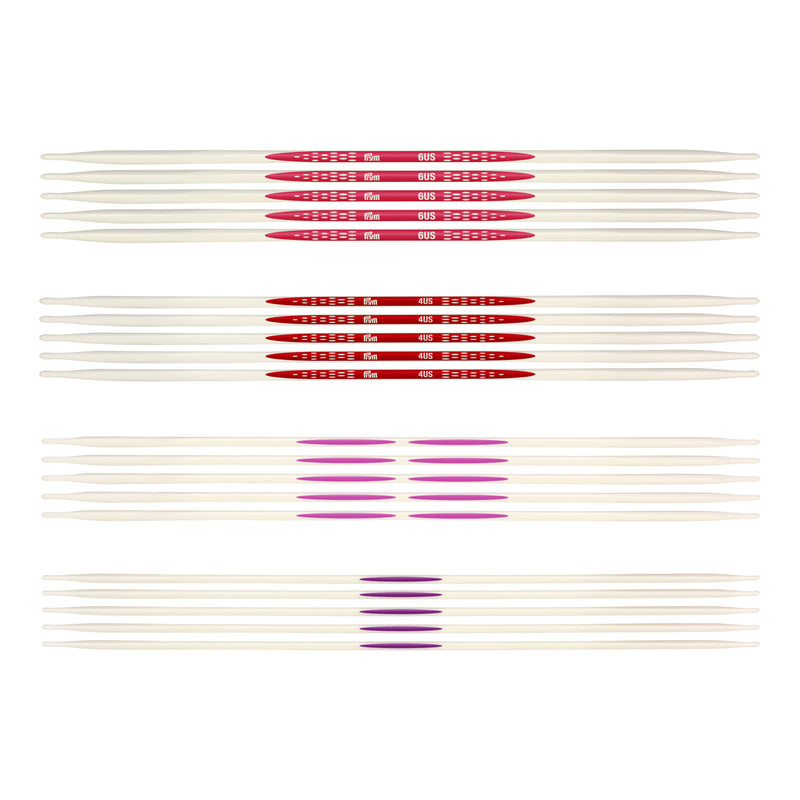 Chargez l'image dans la visionneuse de la galerie, 57180|Prym 8" Ergonomic Double Point Knitting Needles Set