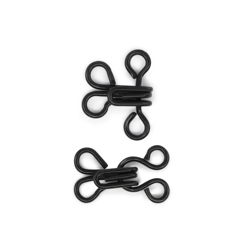 Chargez l'image dans la visionneuse de la galerie, 90-1-1|Dritz Hooks & Eyes, 14 pc, Black, Size 1